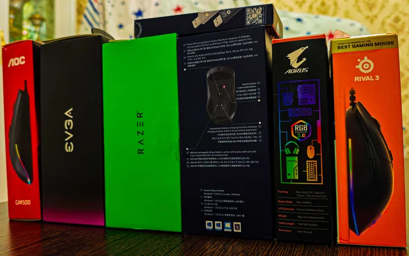 НОВЫЕ! Игровые мышкы Razer,HyperX,Rapoo,EVGA,Aorus SteelSeries AOC — фото 5
