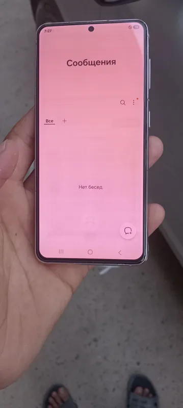 Samsung S 21 5 G sotiladi ekranida pechati bor — фото 2