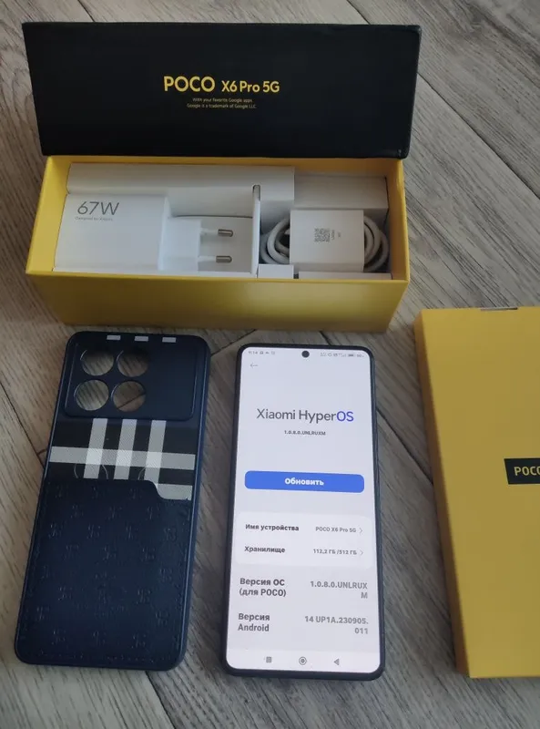 Смартфон Poco x6pro 12 .512