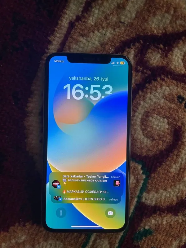 Iphone x holat ekran alshgan xr yoki 11 ga obmen doplata kelshamz 2