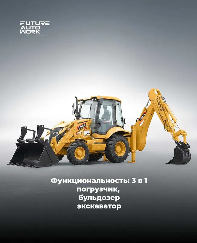 LOVOL FLB468-II Экскаватр погрузчик насияга — фото 1