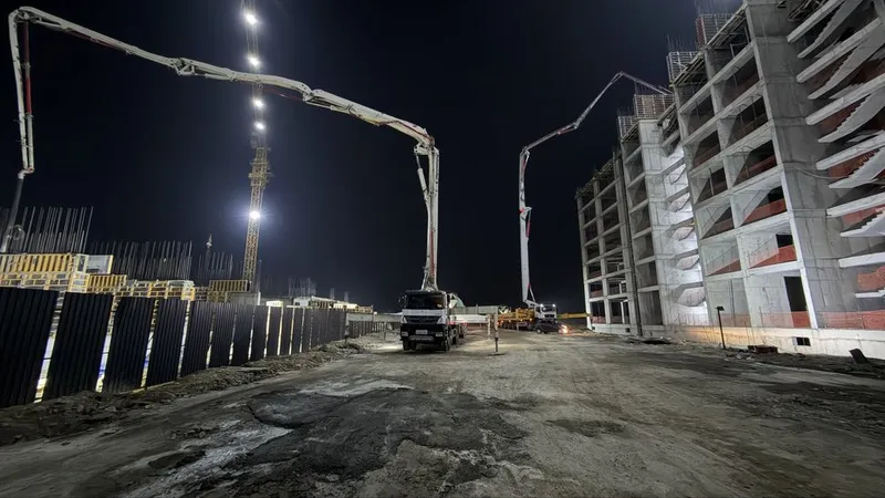 Beton nasos, avtobetononasos, nasos pauk 38 metrlikdan 75 metrlikgacha — фото 3