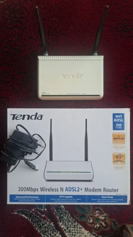 TENDA W300D ADSL router Wi-Fi 1 TENDA W300D ADSL router Wi-Fi 1