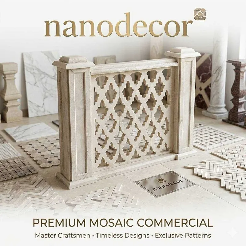 Панно из кафеля, известяка и гранита. "NANO DECOR" — фото 4 Панно из кафеля, известяка и гранита. "NANO DECOR" — фото 4