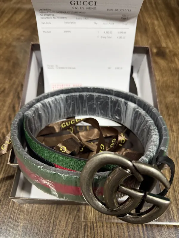 Gucci ремень Уни позиция — фото 4