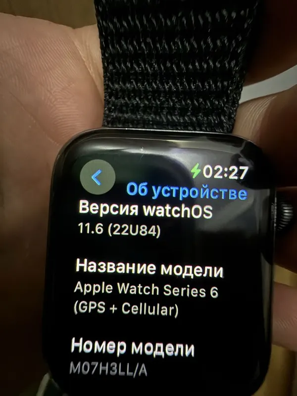 apple watch 6 74% qora remeshog zaryatchik yoq — фото 3