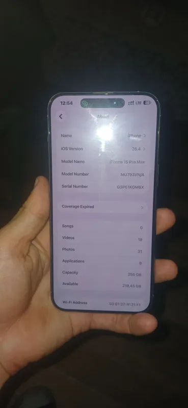 iPhone 15 Pro Max holati idial