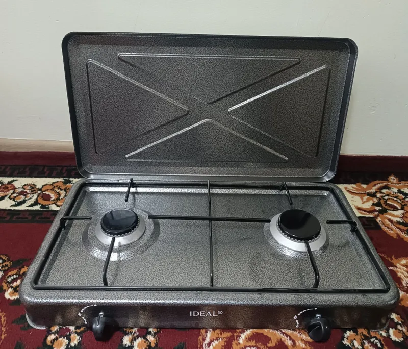 Газовая плита настольная, 2 комфорки