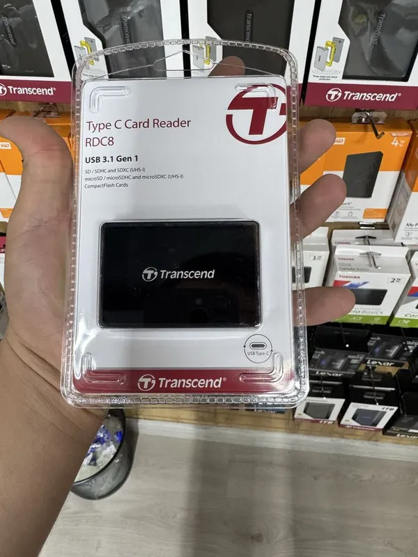 кардридер Transcend RDF8 RDC8 USB 3.1 Gen 1. Bizda optim ancha arzon — фото 2