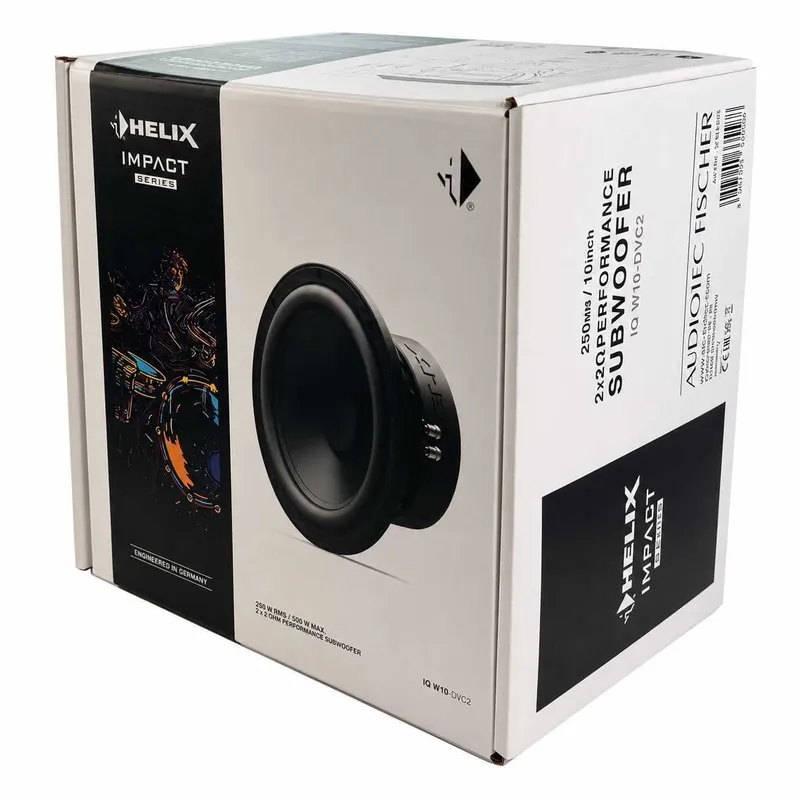 Сабвуферный динамик HELIX IQ W10-DVC2 1 Сабвуферный динамик HELIX IQ W10-DVC2 1