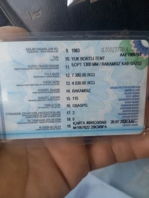 Sotiladi gaz 3309 kuzf uzunligi 5.80 qayta jihoz bor — фото 4