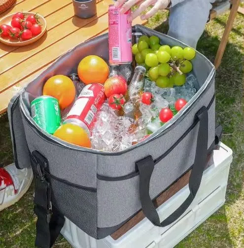 35 litr xamli kop funksiyali termo sumka piknik uchun bonus 4 ta ice p — фото 6