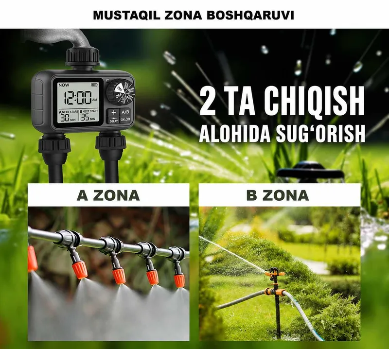 Avtomatik sug'orish taymeri, dasturchi, sug'orish boshqaruvchisi. — фото 4