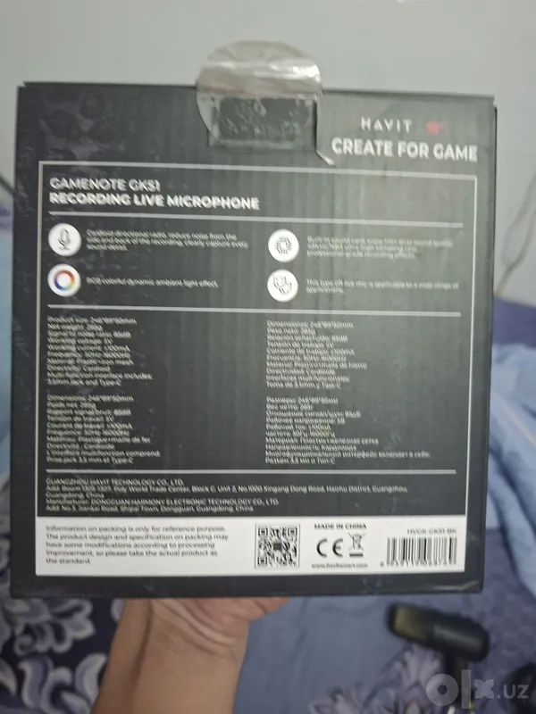 Микрофон HAVIT recording live mikrophone 2 Микрофон HAVIT recording live mikrophone 2