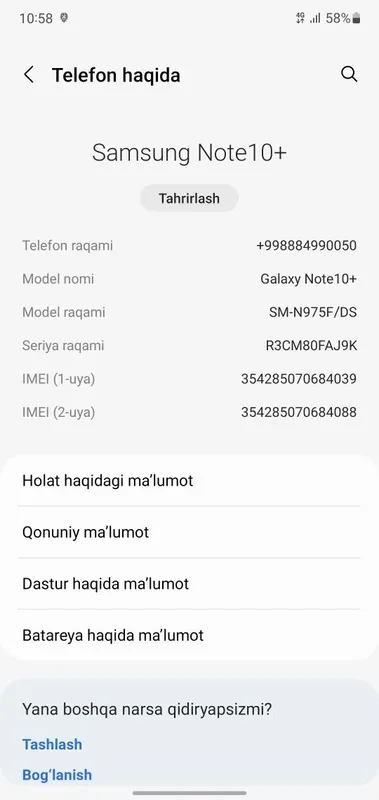 sotiladi samsung note 10+ 3 sotiladi samsung note 10+ 3