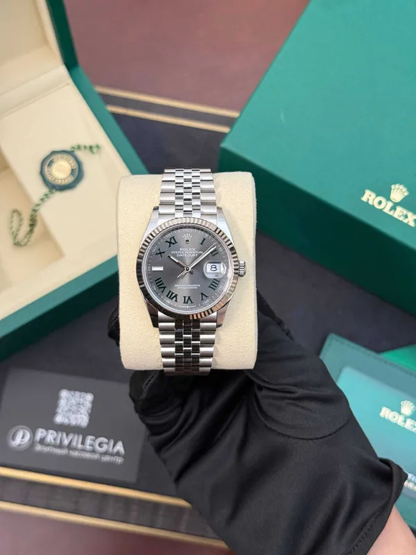 NEW Rolex Datejust 36mm Steel and White Gold wim — фото 1