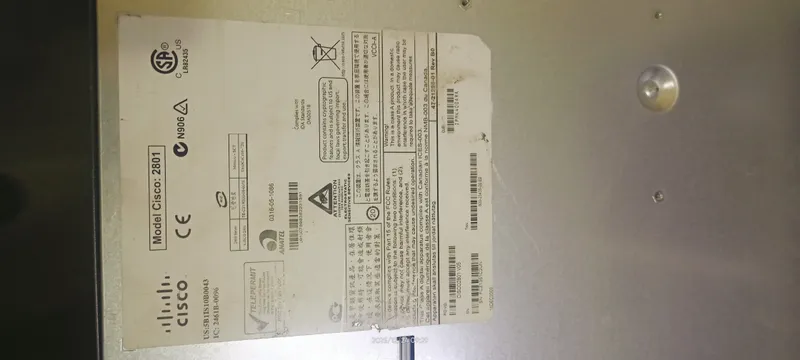 Маршрутизатор Cisco 2801 — фото 3