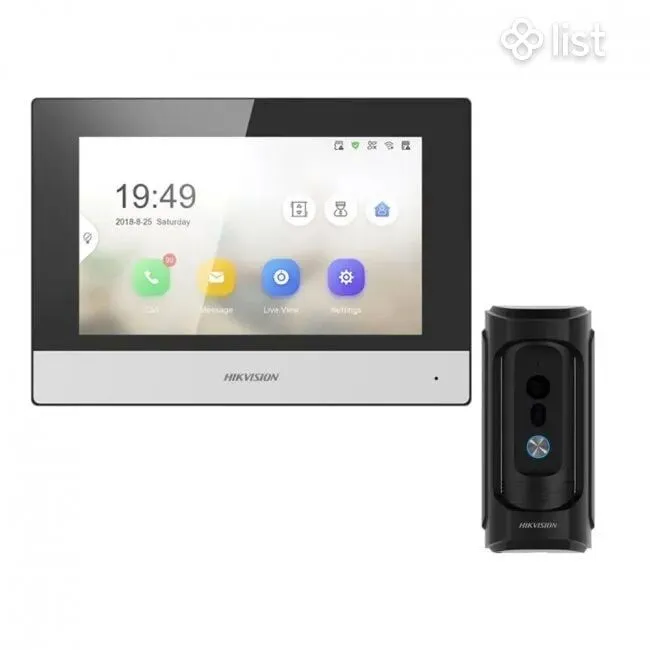 Комплект домофон HIKVISION для участка с замком — фото 5