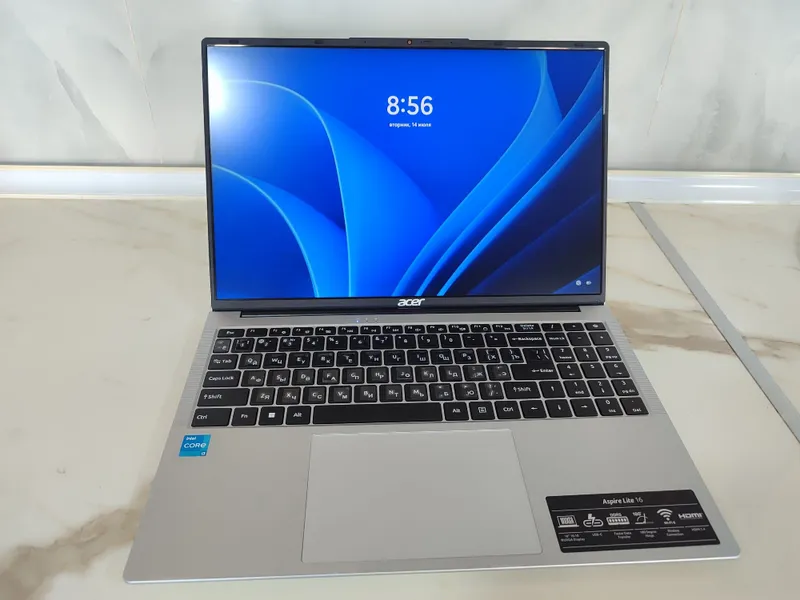 Notebook Acer aspire lite 16 8 gb ddr5/ 256gb ssd 1