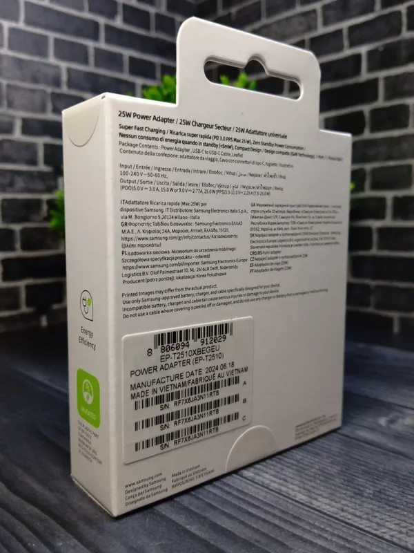 Сетевое зарядное устройство Samsung 25W PD USB-C 2