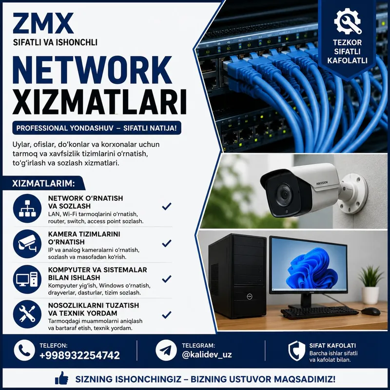 KOMPYUTER, NETWORK, KAMERA, WI-FI, LAN, KOMPYUTER