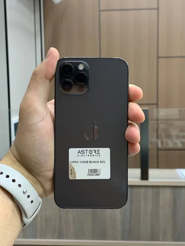 Iphone 12Pro, 128GB, 92Yomkostli, Tinniq,  Black
