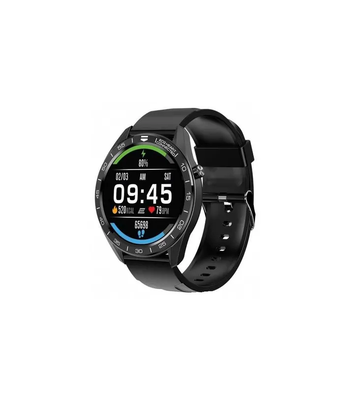 } 2E Motion GT 46mm Black-Silver aqlli soati 1 } 2E Motion GT 46mm Black-Silver aqlli soati 1