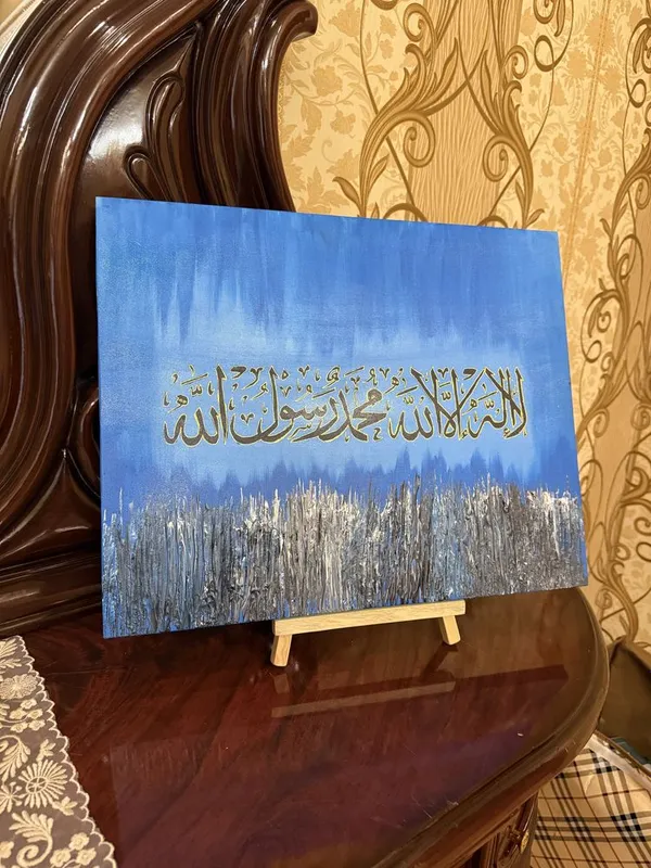 Qo’lda chizilgan Arab kalligrafiya rasmlar (Handmade)