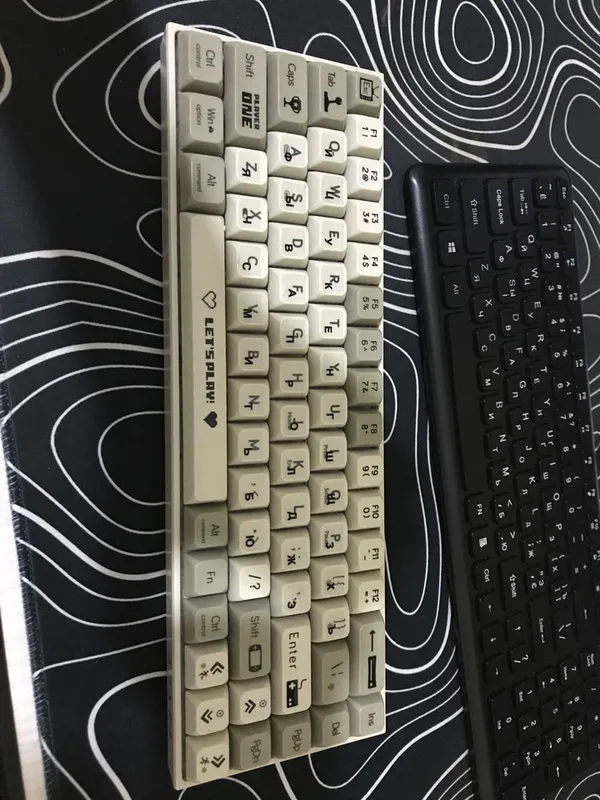 Игровая Клавиатура ajazz AK680 кастом свитчи и шумка