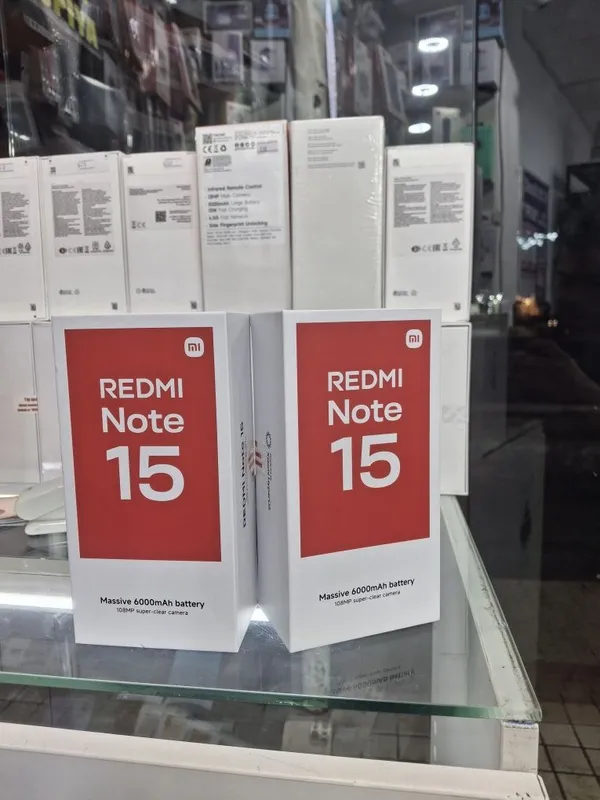 Redmi note 15 sotilad nove tel
