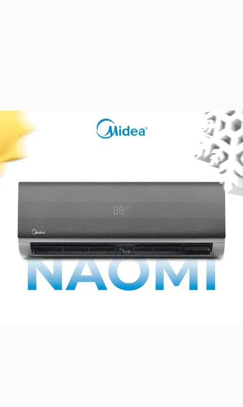 Кондиционер Midea Naomi 9|12|18|24|Inverter+Lowvoltage.стильный дизаин