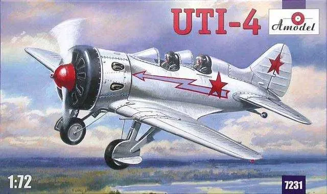 Сборная модель самолета УТИ-4 (Амодел, 1:72)