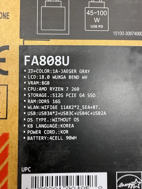 Asus Tuff A18 Gaming — фото 1