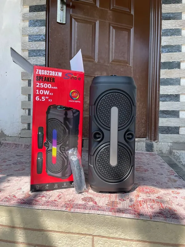 Колонка Kalonka Karaoke Bluetooth USB Yangi Speaker — фото 5