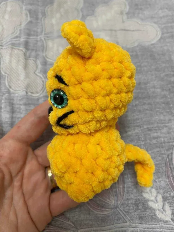 Кошка вязаная игрушка — фото 3