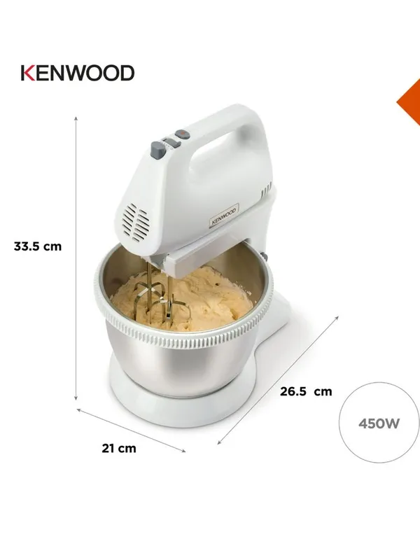 Ручной миксер KENWOOD HMP34.A0WH, 450 Вт 3