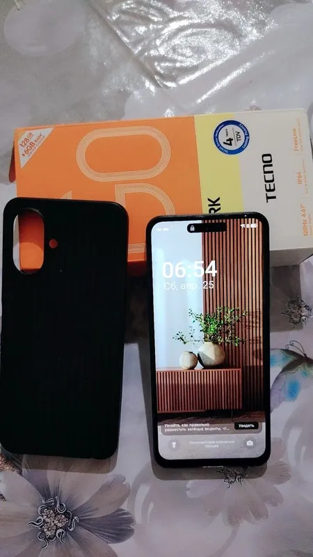 Продам телефон Tecno Spark Go 2 новый 1 месяц пользования 128гб — фото 4