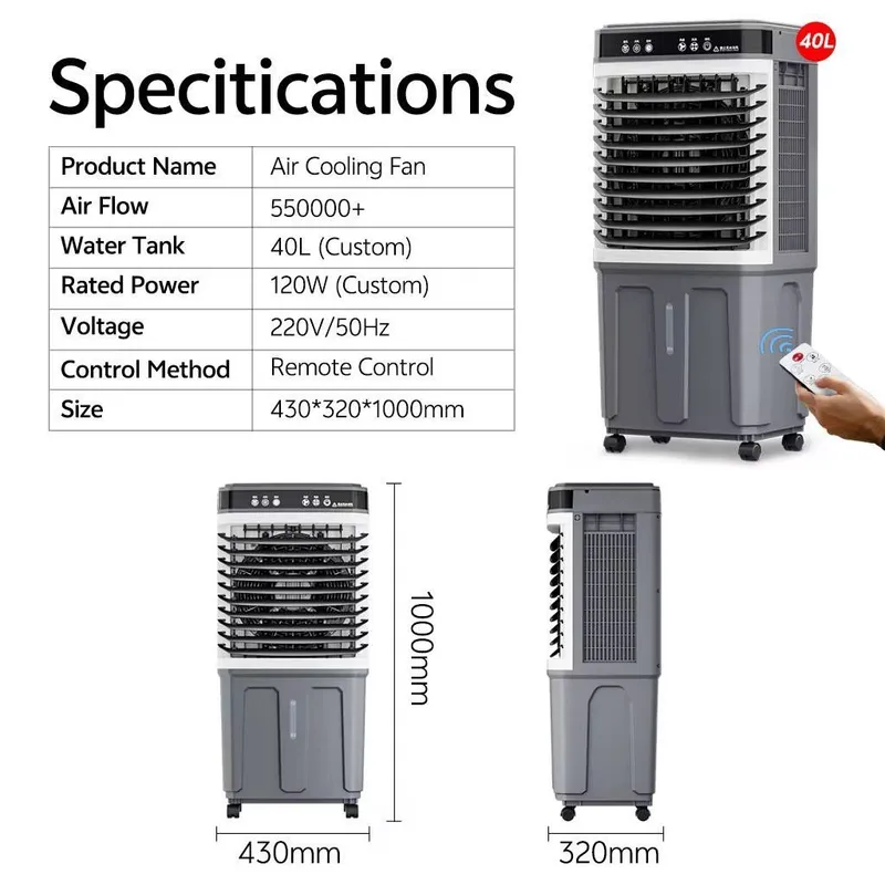 Водяной Охладитель воздуха Мобильный кондиционер Air Cooler 4 Водяной Охладитель воздуха Мобильный кондиционер Air Cooler 4