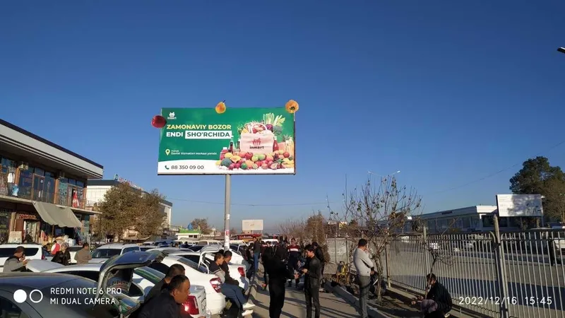 Bannerlarda reklama/Андижонда билбордларда реклама/Реклама на билборда — фото 4