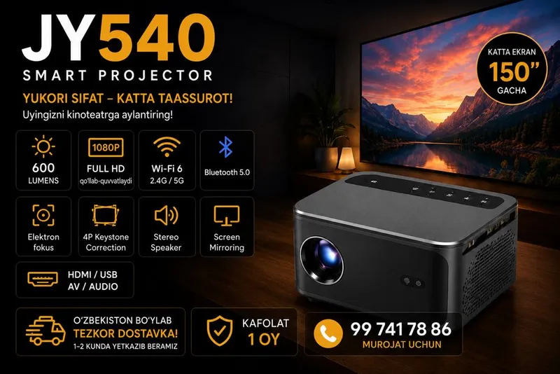 Smart proektor jy540 android 1 Smart proektor jy540 android 1
