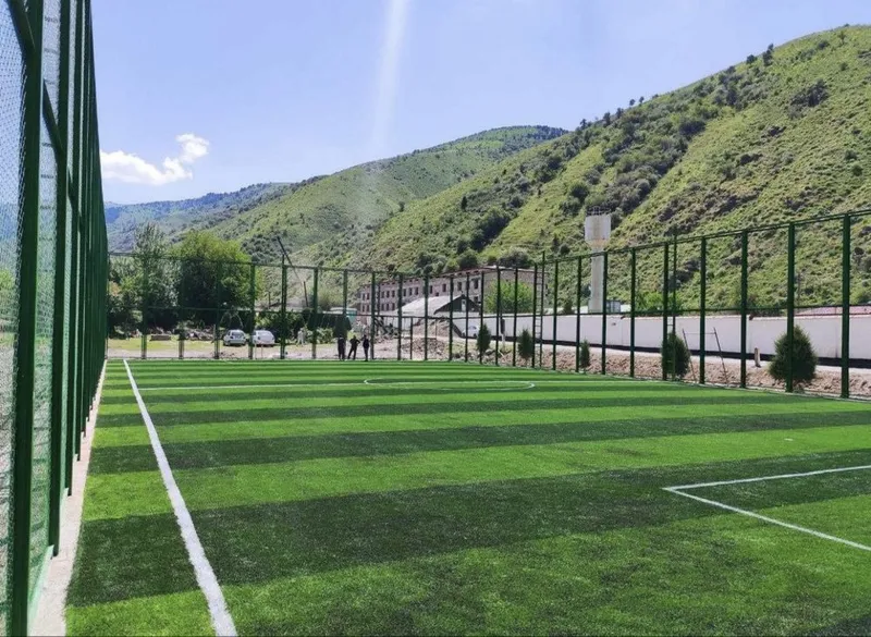 Футбол поле Курамиз под ключ! сеткалар газон резина хаммаси бор — фото 5