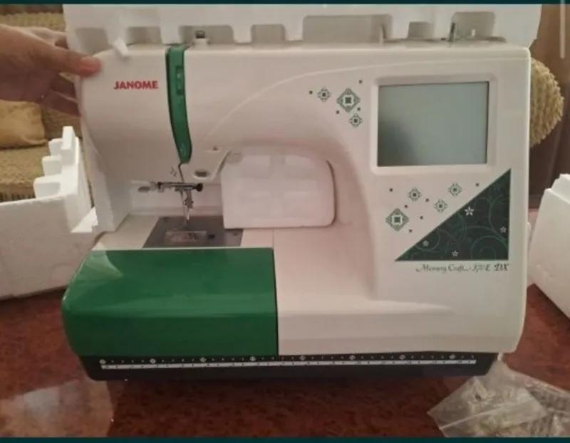 Janome 370E Dx вышивка 1 Janome 370E Dx вышивка 1