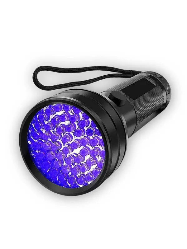 Ультрафиолетовый фонарь 51 LED, детектор меток, пятен и подлинности — фото 3