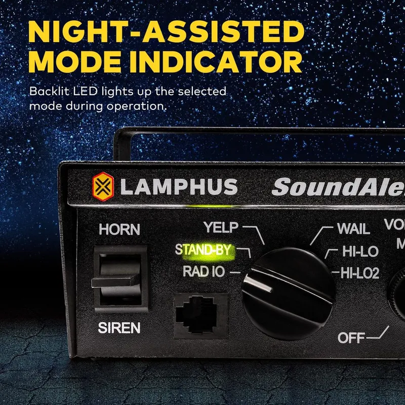 Serena lamphus SoundAlert 100W Emergency Police Siren Kit — фото 5