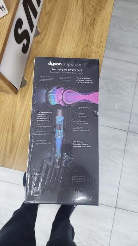 Фен Dyson Supersonic™ для волос (фуксия/никель) 5 насадок New — фото 3