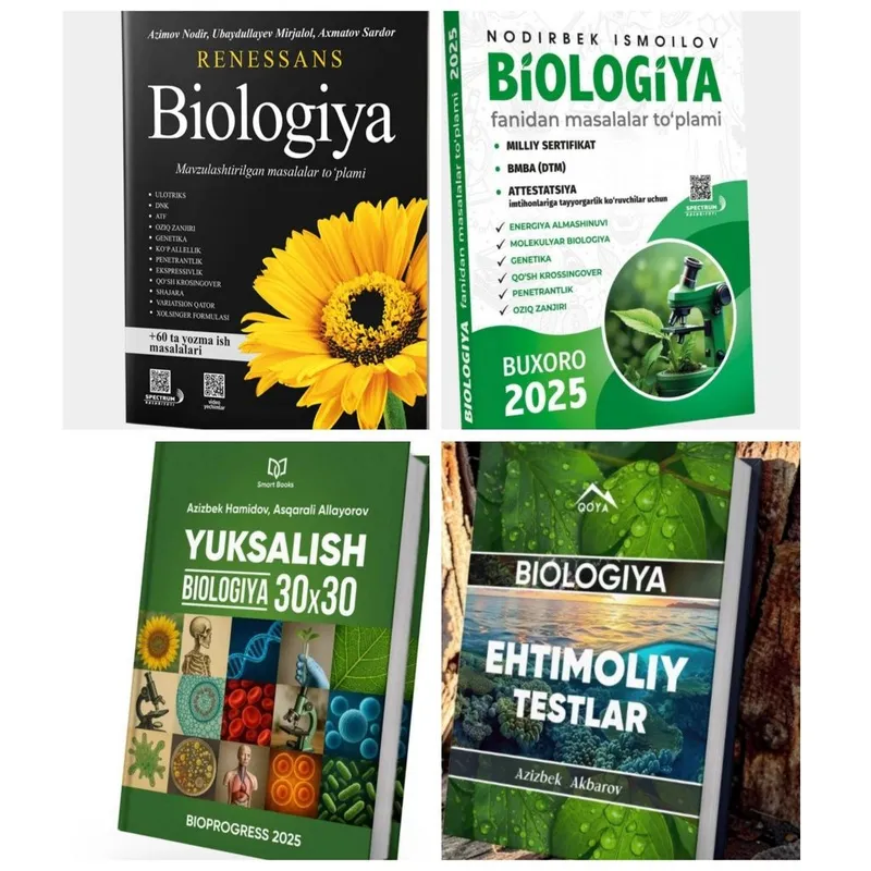 Доставка. Biologiya mavzulashtirilgan masalalar to‘plami ulotriks mavz 1 Доставка. Biologiya mavzulashtirilgan masalalar to‘plami ulotriks mavz 1
