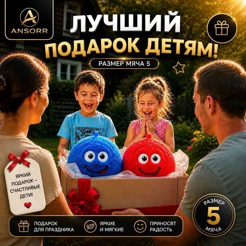 мяч, мяхкий мячик для детей, koptok, usti yumshoq ichi charm matosidan — фото 5