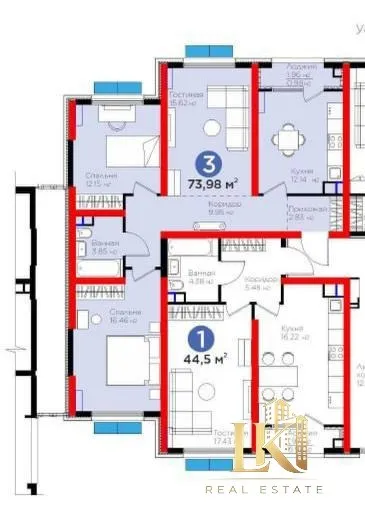 Продаётся 3-комнатная квартира в ЖК «Ботаника» (3/14), White Box — фото 2