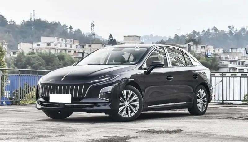 Hongqi E-QM5 Black and White 1 Hongqi E-QM5 Black and White 1