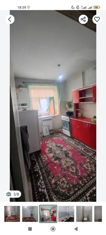 2-Хонали Квартира Ижарага / Даритал ропарасида — фото 5